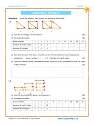 cover image of Grade 5 Maths Test: Mixed Skills Practice 3